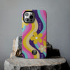 Zola Tough Phone Case (For iPhone, Galaxy &amp; More) - Purple Wave