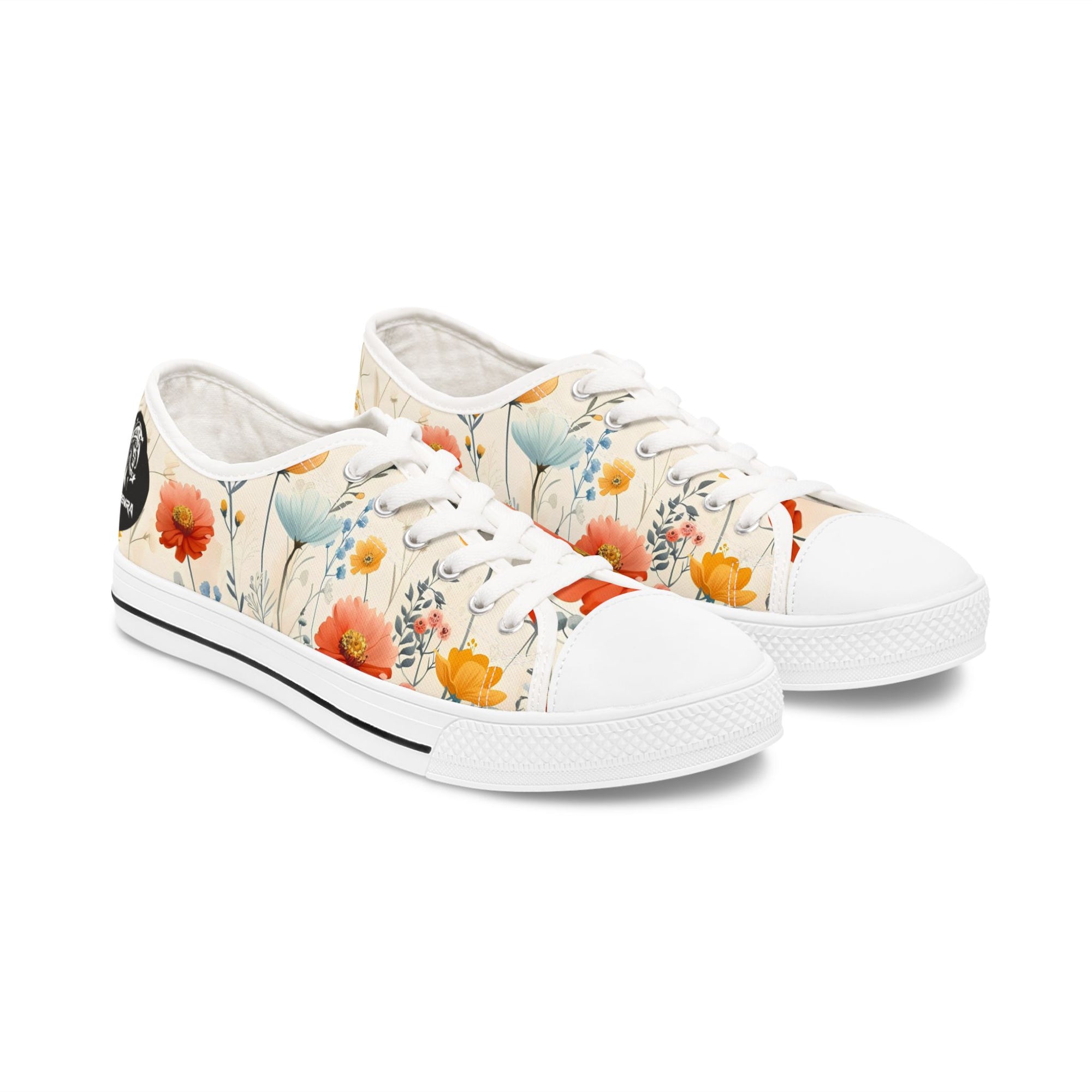 Flower Mist Women's Low Top Sneakers