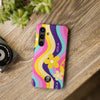 Zola Tough Phone Case (For iPhone, Galaxy &amp; More) - Purple Wave