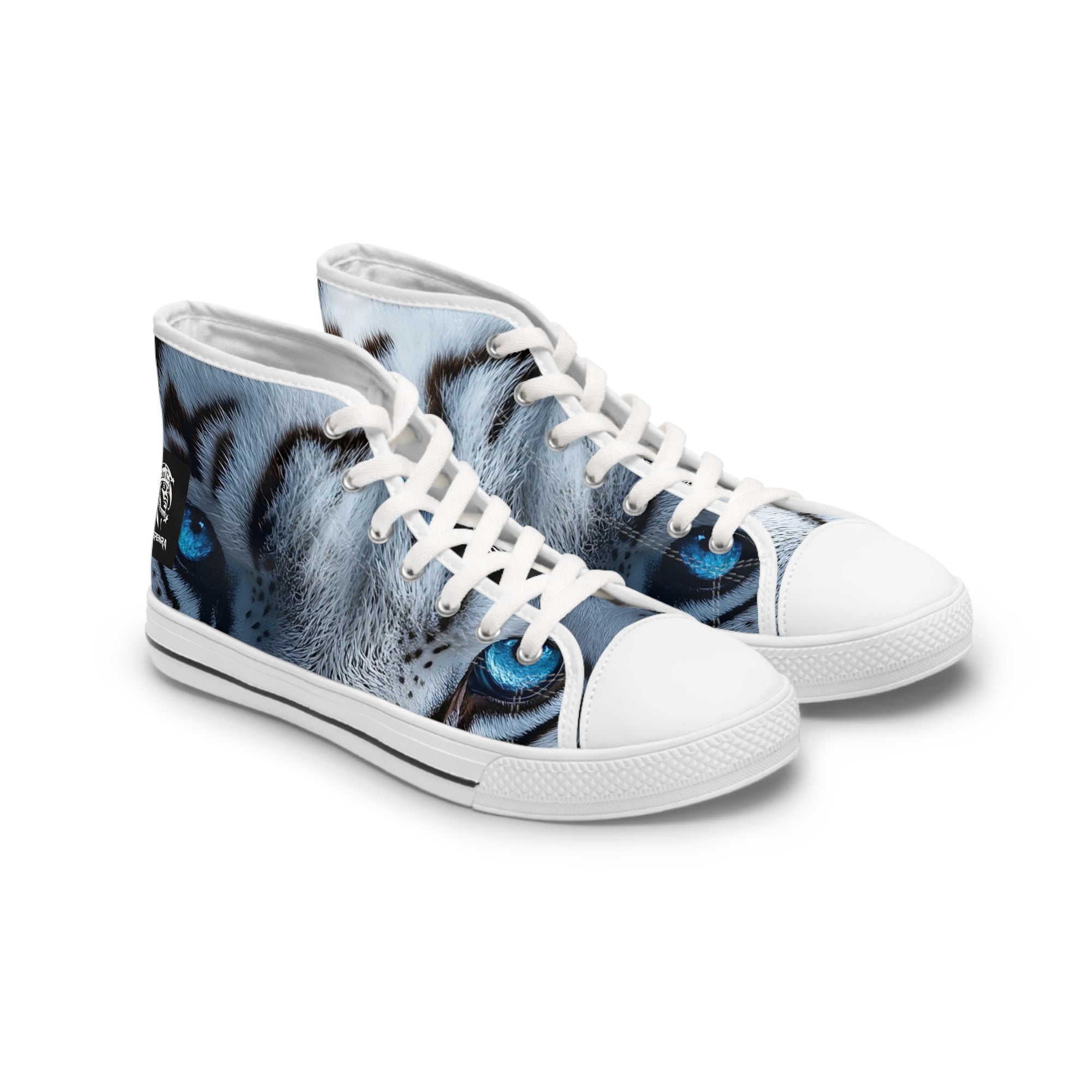 Primal Power Women's High Top Sneakers - White Tiger (1st Edition)