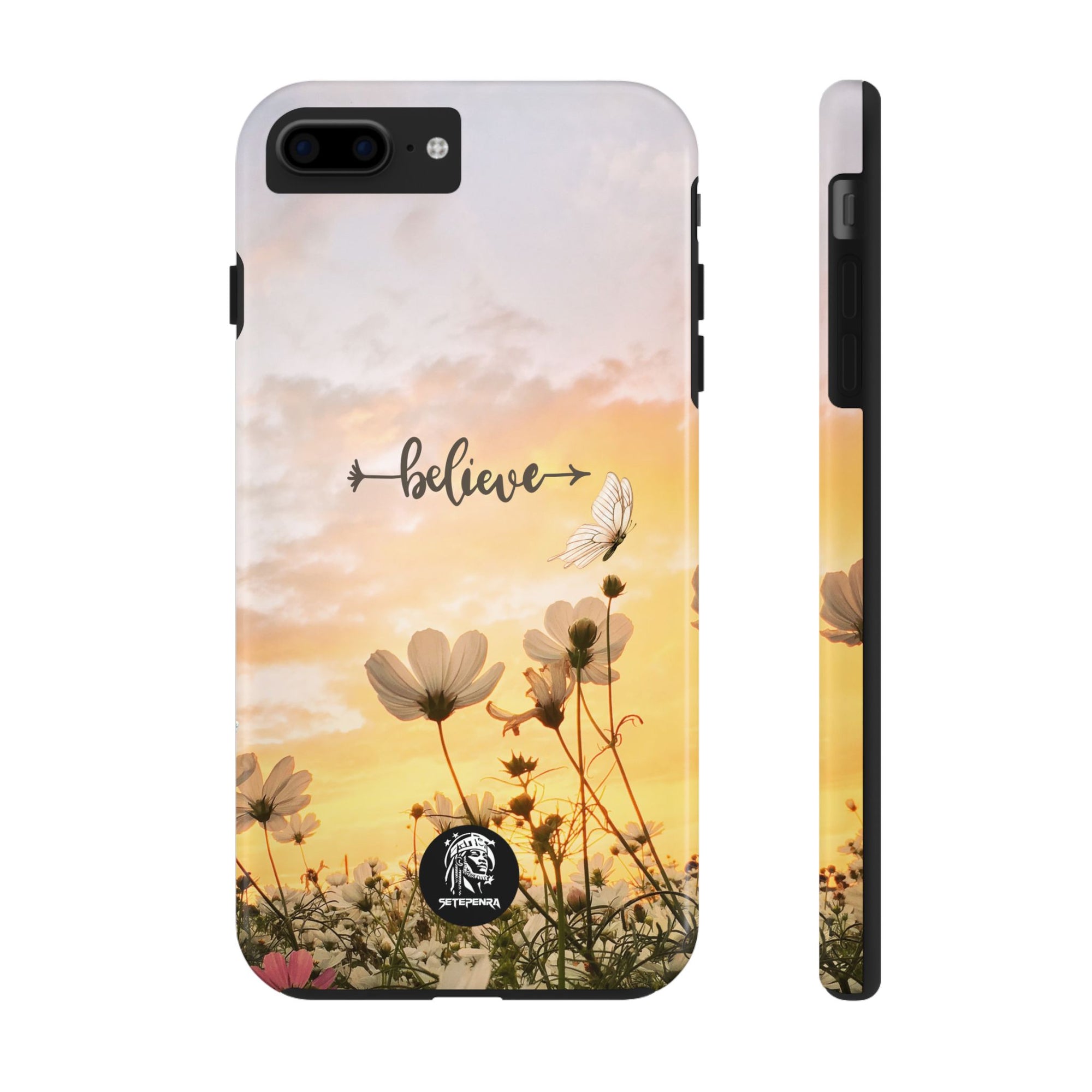 Believe Tough Phone Case (For iPhone, Galaxy & More) - Aesthetic Flower