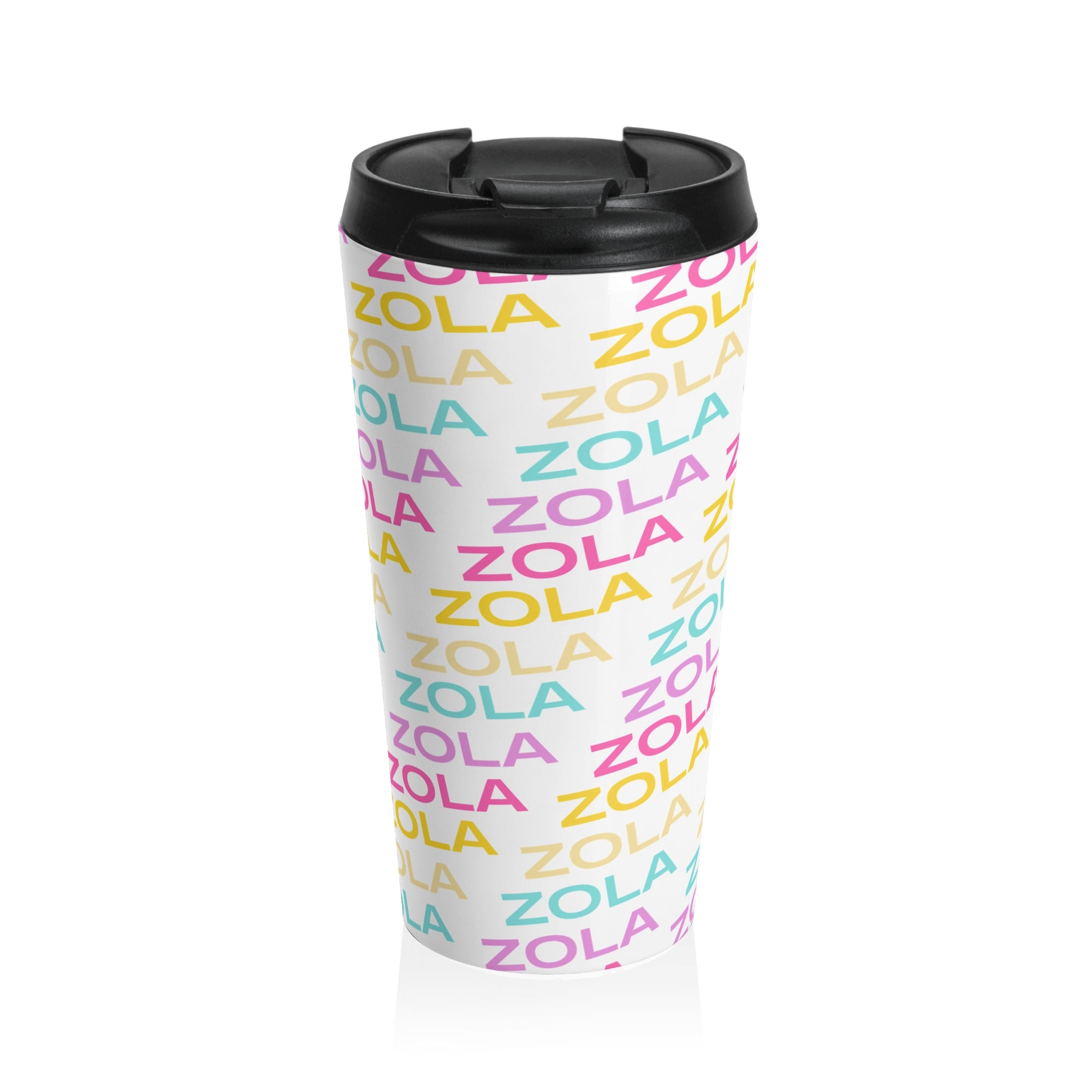 Zola Stainless Steel Travel Mug, 15oz