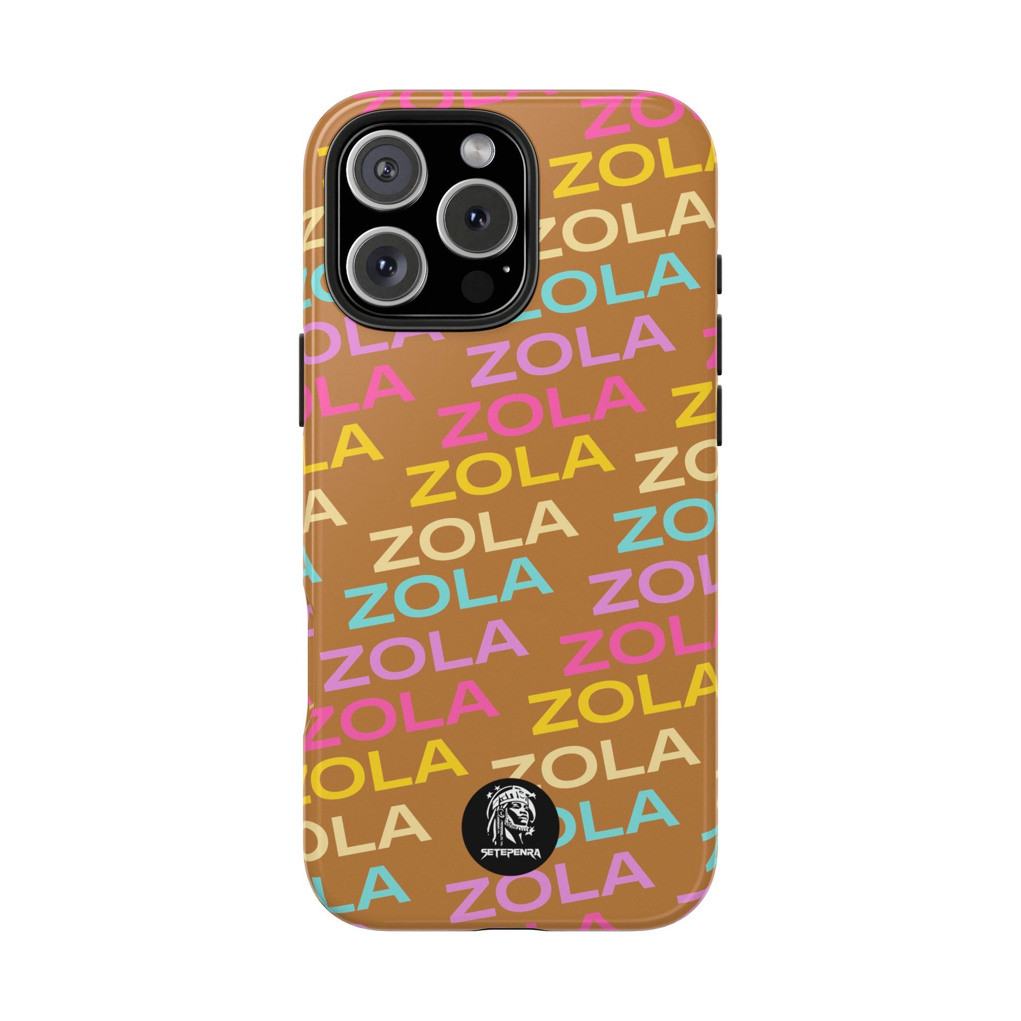 Zola Tough Phone Case (For iPhone, Galaxy & More) - Light Brown