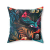 Tropican Retreat (Scene 4) Faux Suede Square Pillow