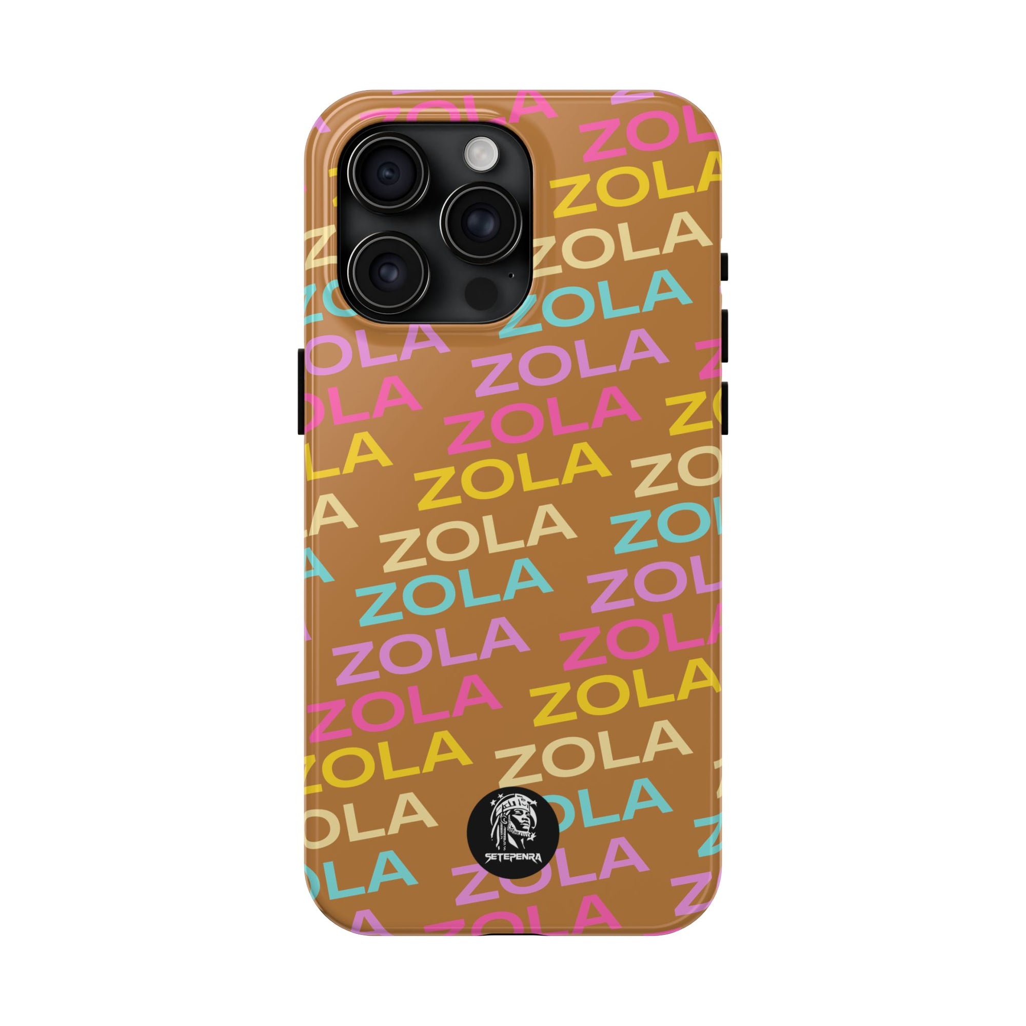 Zola Tough Phone Case (For iPhone, Galaxy & More) - Light Brown