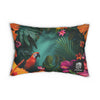 Tropican Retreat (Scene 2) Spun Polyester Lumbar Pillow