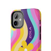 Zola Tough Phone Case (For iPhone, Galaxy &amp; More) - Purple Wave