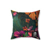 Tropican Retreat (Scene 2) Faux Suede Square Pillow