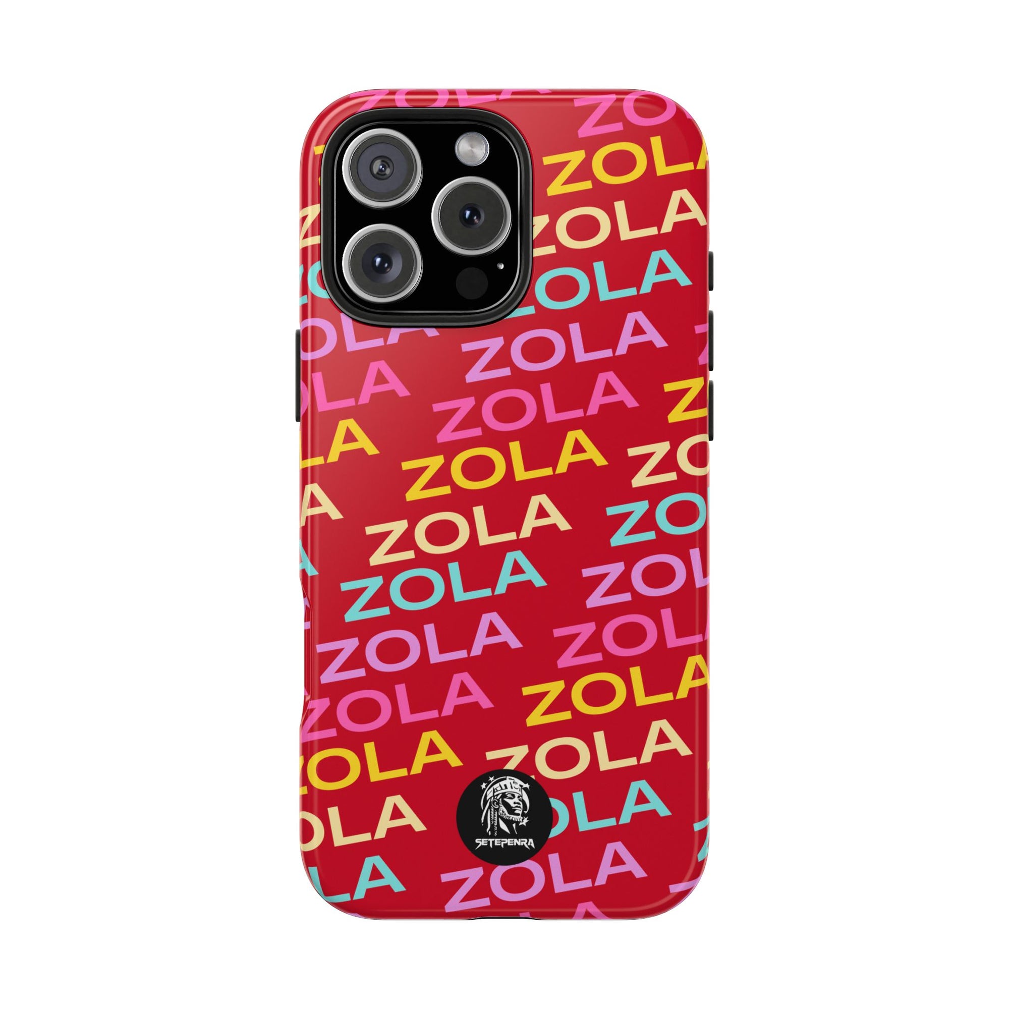 Zola Tough Phone Case (For iPhone, Galaxy & More) - Dark Red