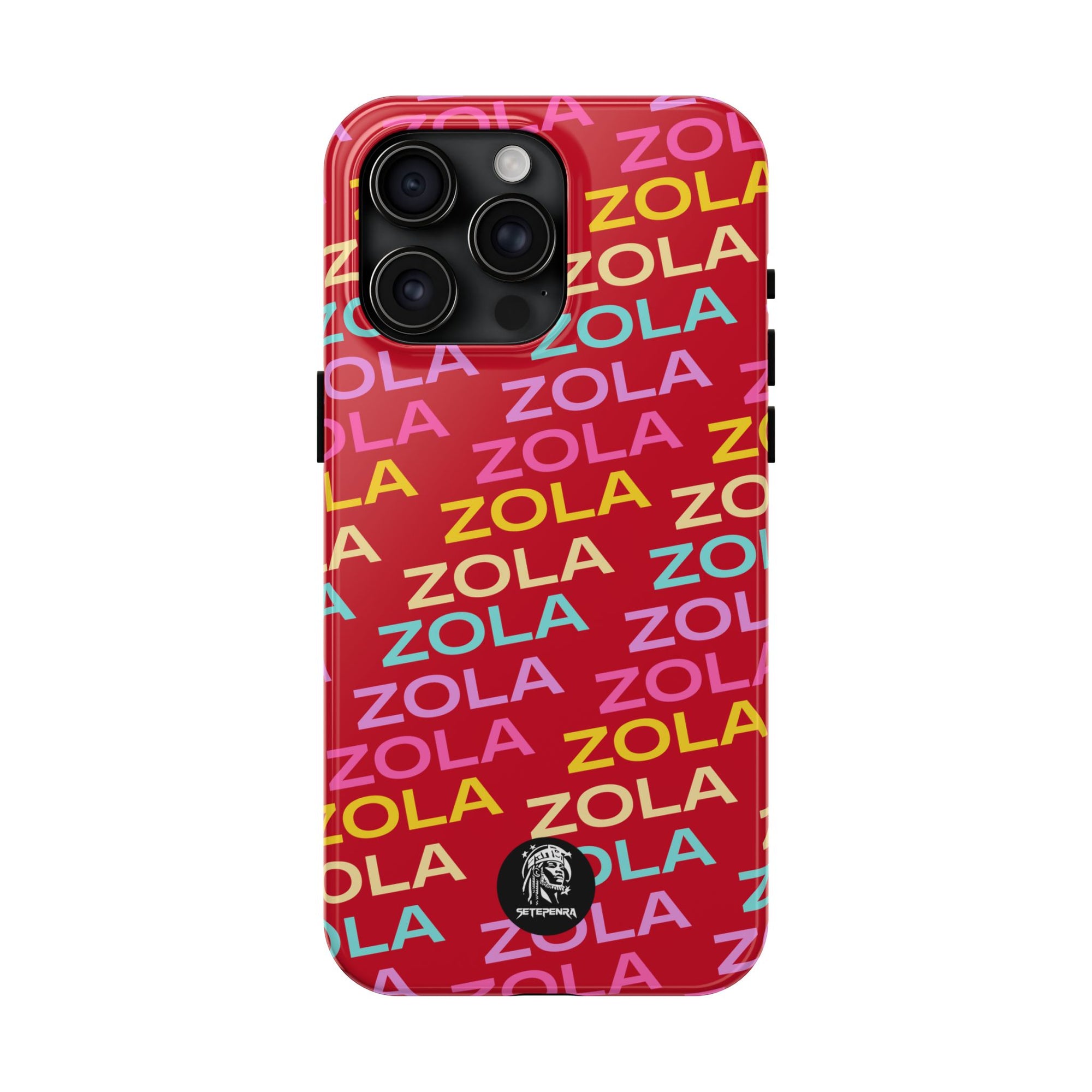 Zola Tough Phone Case (For iPhone, Galaxy & More) - Dark Red