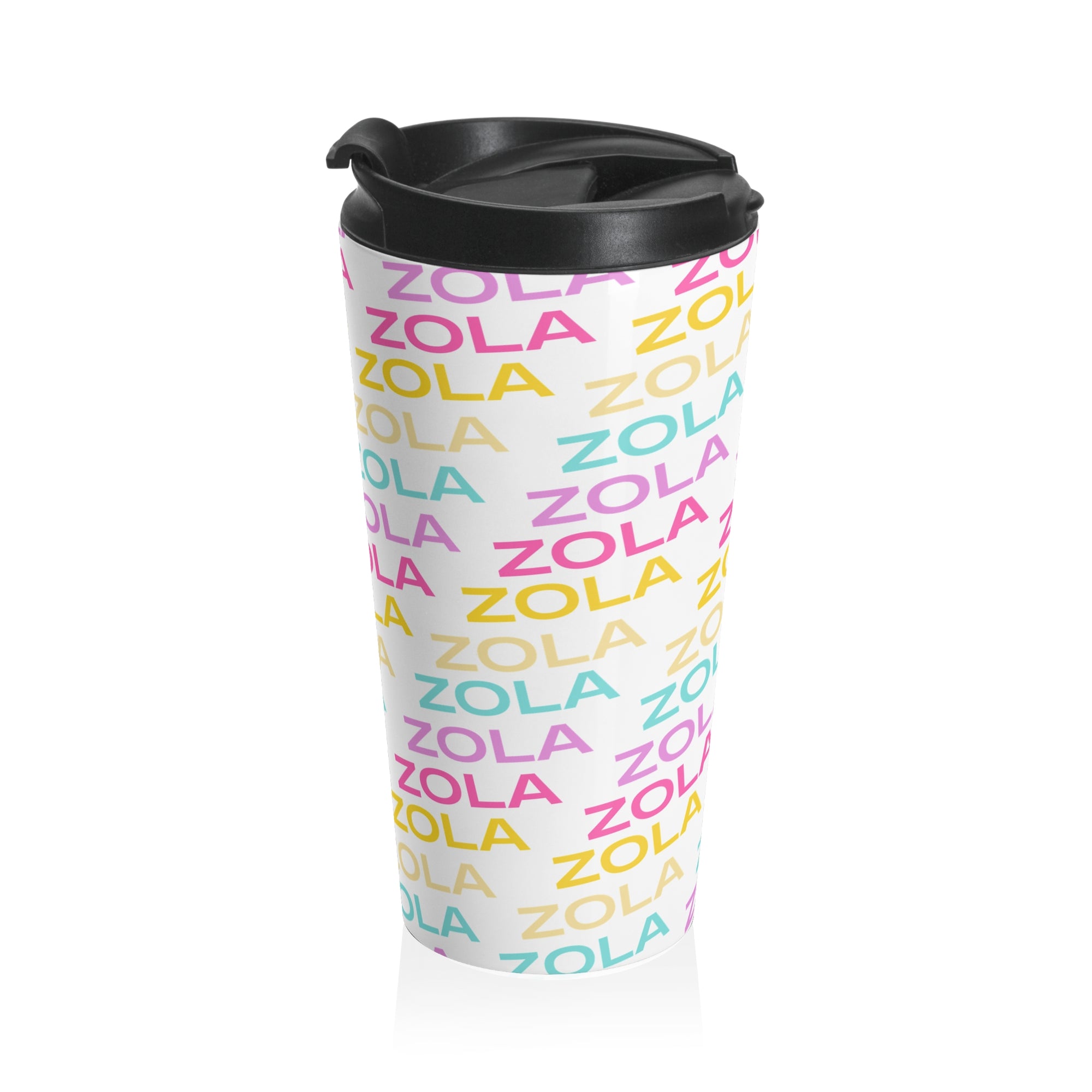 Zola Stainless Steel Travel Mug, 15oz