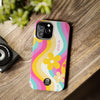 Zola Tough Phone Case (For iPhone, Galaxy &amp; More) - White Wave