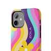 Zola Tough Phone Case (For iPhone, Galaxy &amp; More) - Purple Wave