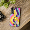 Zola Tough Phone Case (For iPhone, Galaxy &amp; More) - Purple Wave