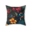 Tropican Retreat (Scene 1) Faux Suede Square Pillow