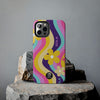 Zola Tough Phone Case (For iPhone, Galaxy &amp; More) - Purple Wave