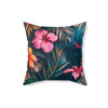 Tropican Retreat (Scene 4) Faux Suede Square Pillow