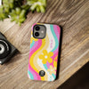 Zola Tough Phone Case (For iPhone, Galaxy &amp; More) - White Wave