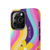 Zola Tough Phone Case (For iPhone, Galaxy &amp; More) - Purple Wave