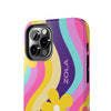 Zola Tough Phone Case (For iPhone, Galaxy &amp; More) - Purple Wave