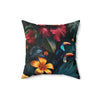 Tropican Retreat (Scene 1) Faux Suede Square Pillow