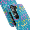 Zola Tough Phone Case (For iPhone, Galaxy &amp; More) - Turquoise