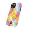 Zola Tough Phone Case (For iPhone, Galaxy &amp; More) - White Wave