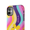 Zola Tough Phone Case (For iPhone, Galaxy &amp; More) - Purple Wave