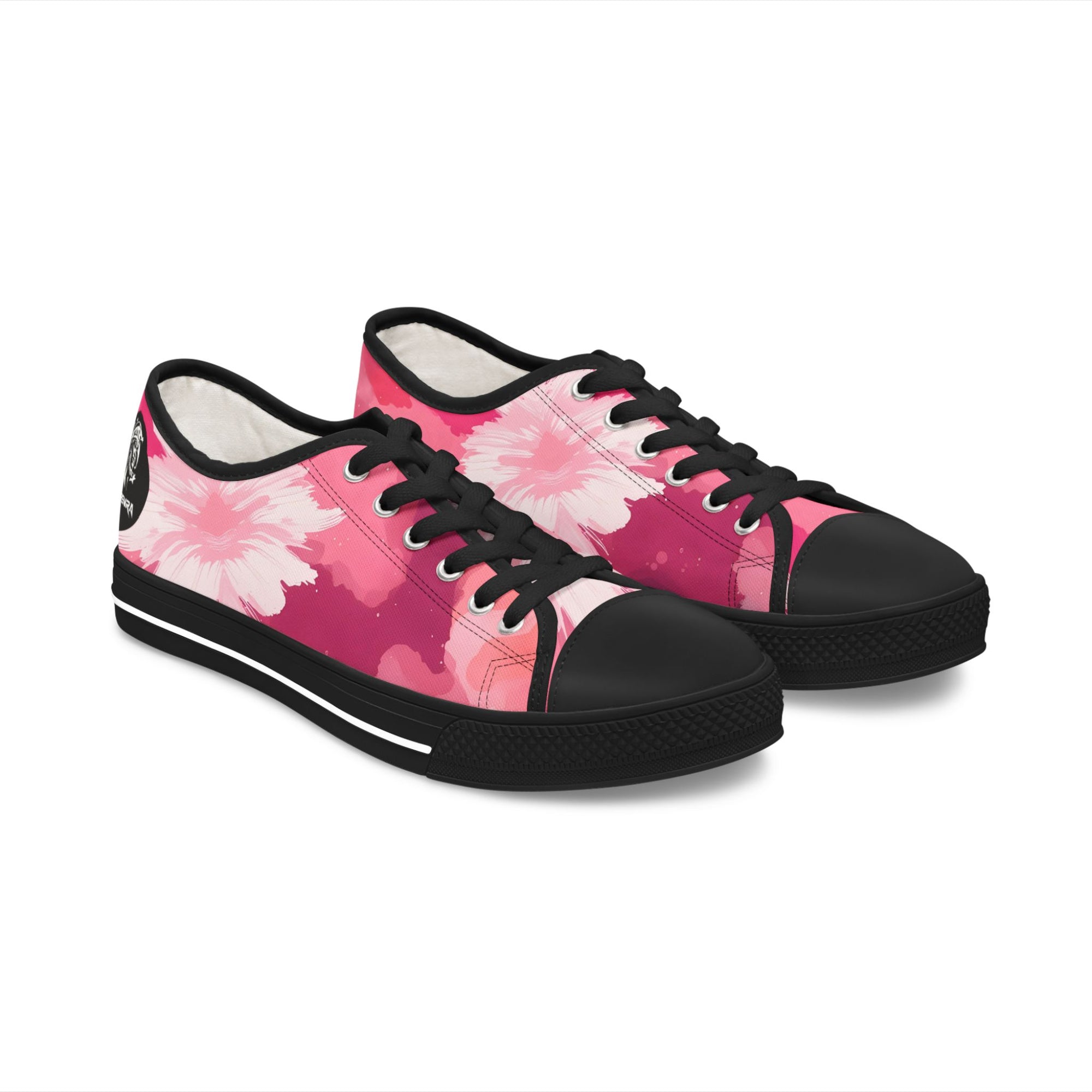 Pinking Bloom Women's Low Top Sneakers