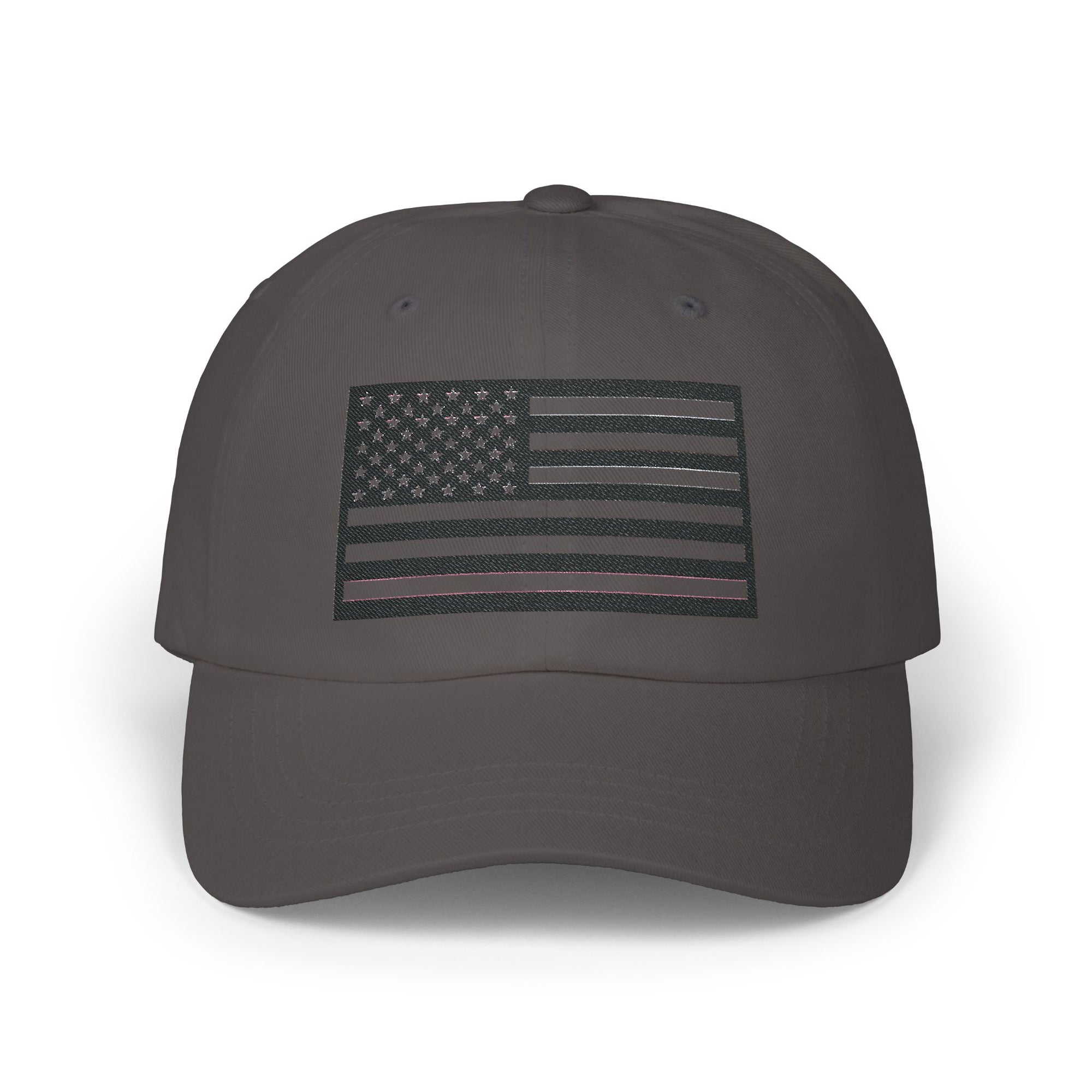 America Flag Black Classic Dad Cap